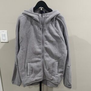 Nike Women’s Gray Fleece Zip-Up Hoodie